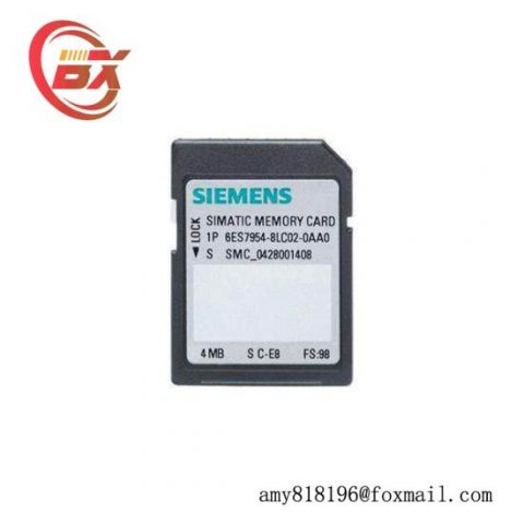 SIEMENS 6ES7954-8LC02-0AA0 Memory Card: Industrial Control Solutions